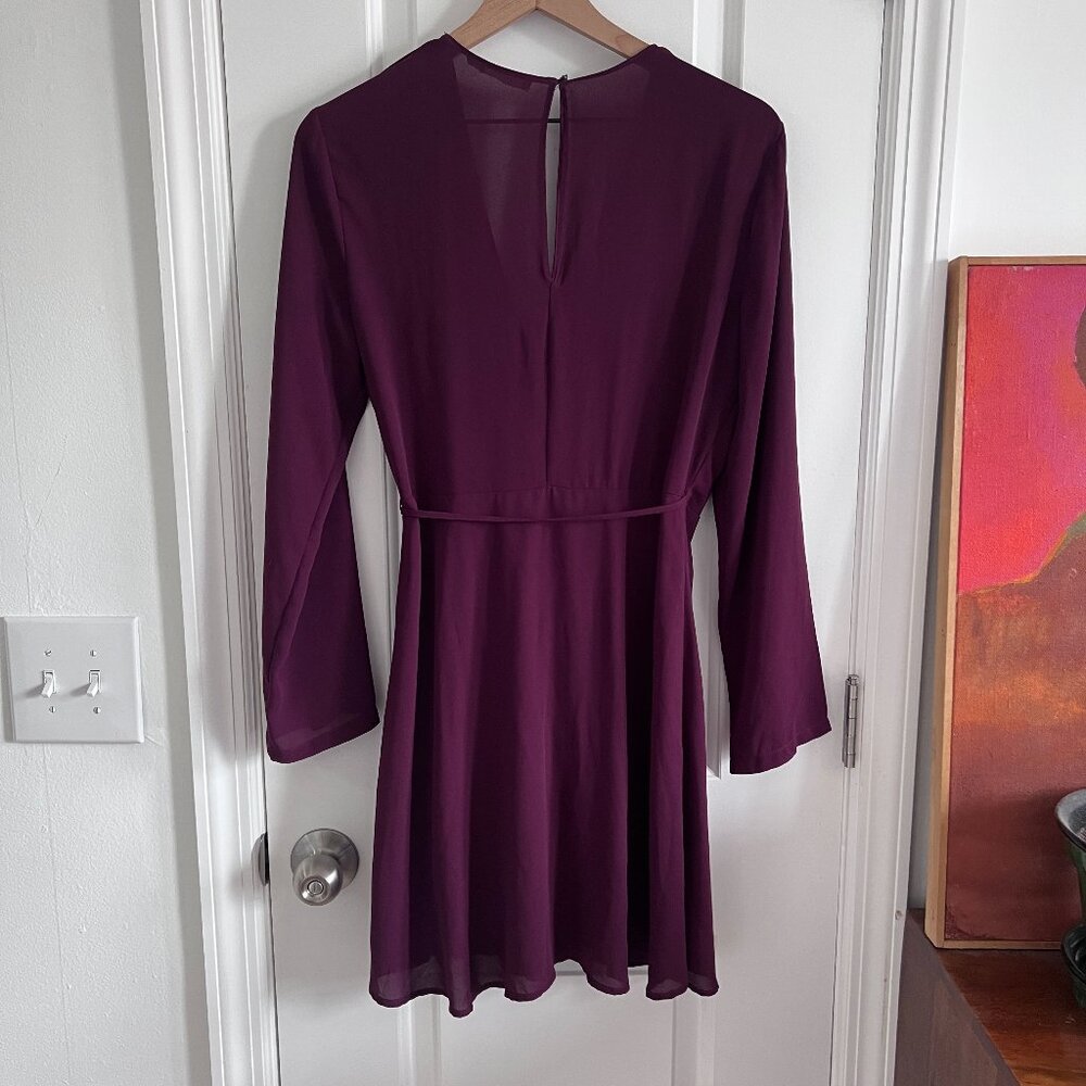 Lush Elly Nordstrom Chiffon Wrap Dress - Picture 3 of 7